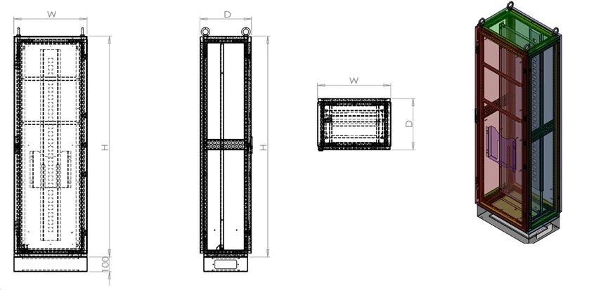 Armoires de Commande (Acier 9 Pliages)