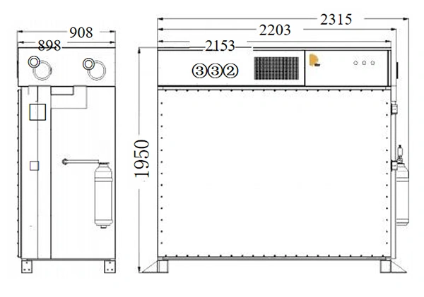Armoire de Stockage d’Énergie (600-876 VDC)