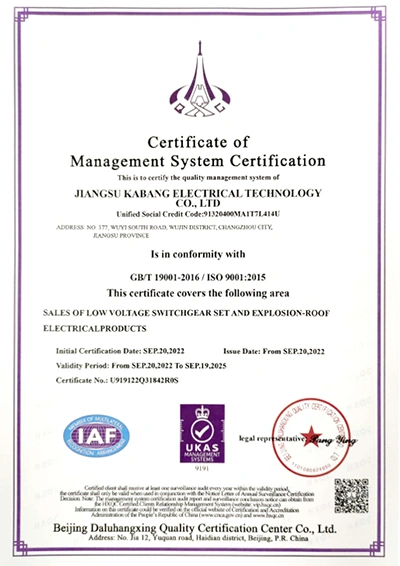 ISO 9001 - Système de management de la quaité